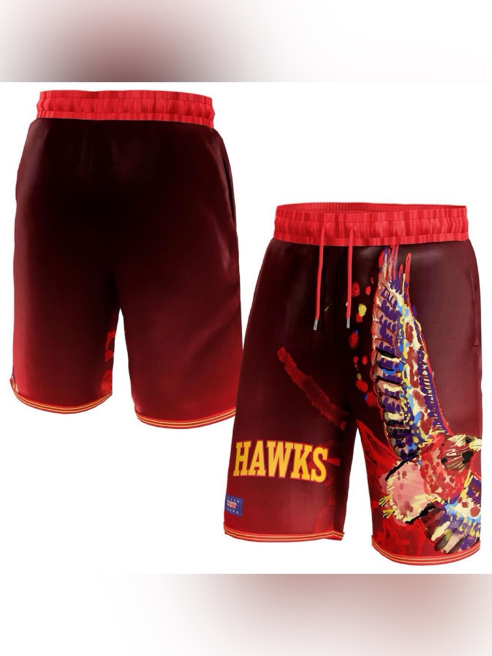 Atlanta Hawks NBA & KidSuper Studios by Fanatics Unisex Hometown Shorts